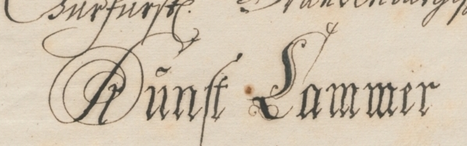 Titelblatt Inventar 1694